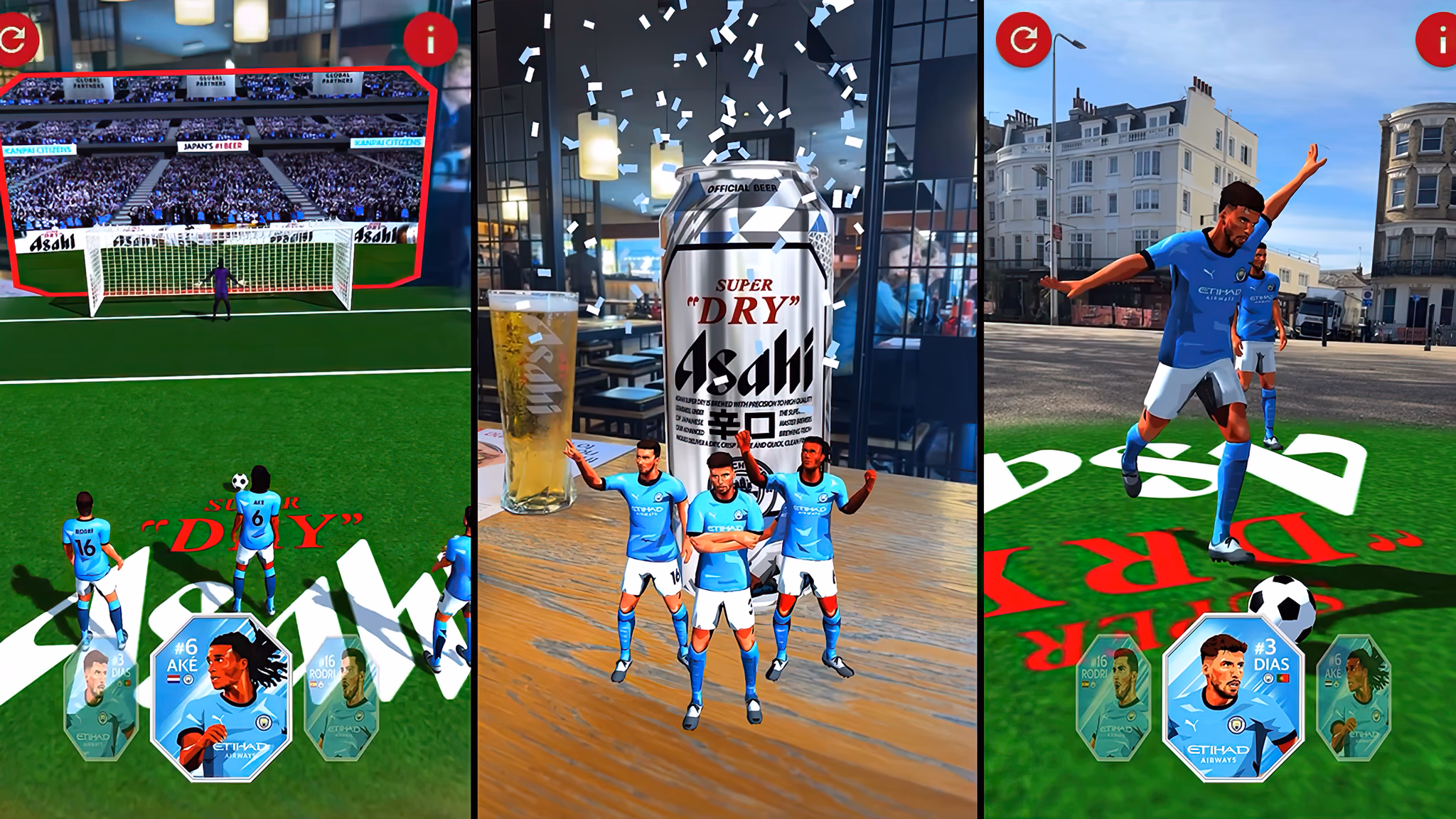 Asahi × Manchester City AR